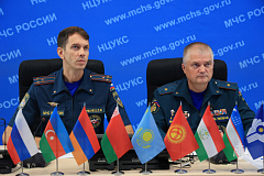 МЧС России провели тренировку центров управления в кризисных ситуациях стран СНГ