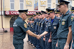 Учебно-методический сбор выпускников высших учебных заведений МЧС России прошел в Главном управлении