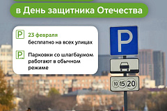 Максим Ликсутов: в честь Дня защитника Отечества парковки в столице будут бесплатными  